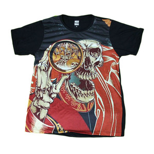 海賊 キャプテン 片目 眼帯 アイパッチ オンライン ストリート系 デザインTシャツ おもしろTシャツ メンズTシャツ 半袖 ★E607L
