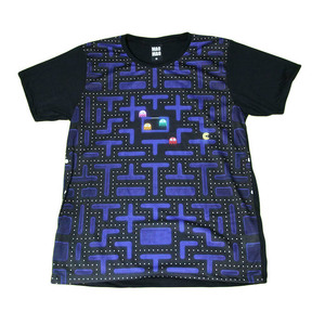 パックマン ゲーム プロゲーマー 伝説 PAC MAN ストリート系 スケーター デザインTシャツ おもしろTシャツ メンズTシャツ 半袖 ★E647M