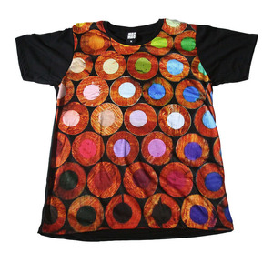 色鉛筆 アート イラストレーター ペン カラフル ストリート系 スケーター デザインTシャツ おもしろTシャツ メンズTシャツ 半袖 ★E206M