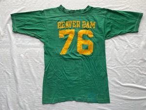 70s80s USA製 ビンテージ フットボール ナンバリング Tシャツ 　 