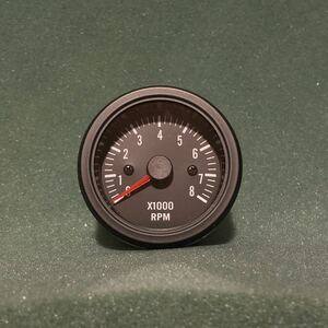 ** prompt decision!! 52mm black tachometer rotation number old car chin k changer to500 Fiat FIAT 600 Vintage retro all-purpose Classic **