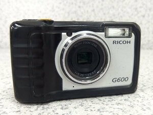 ■※ RICOH G600 防水 防塵 耐衝撃デジタルカメラ 現場仕様 本体のみ 単4乾電池でも使用可能! 動作確認 目立つ傷有り バックアップ機能不良