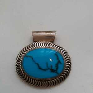  pendant top turquoise turquoise 925 stamp approximately 3.2cm×3cm×0.6cm