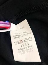 美品　YOHJI YAMAMOTO ヨウジヤマモト　レディース　ブラック　長袖　Tシャツ　トップス　3表記_画像4