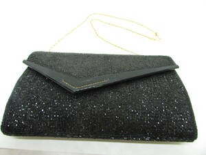 [ free shipping ] party bag black formal also . attaching (K520)
