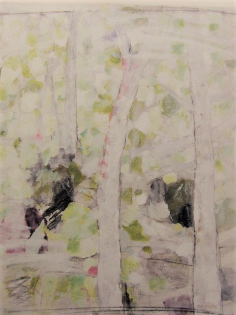 岛村達彦, [森林里的春天], 来自罕见的装裱艺术收藏, 包含新框架, 状况良好, 已含邮费, 绘画, 油画, 自然, 山水画