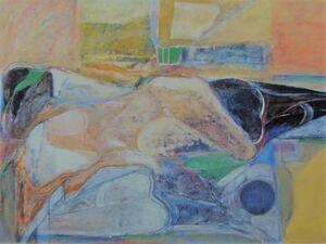 Art hand Auction سايتو شيزوكا, ['99 شخصا, الناس, الناس], من مجموعة نادرة من فن التأطير, إطار جديد متضمن, في حالة جيدة, وشملت البريدية, تلوين, طلاء زيتي, اللوحة التجريدية