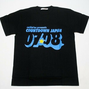 [cc]/ 未使用品 Tシャツ /『COUNTDOWN JAPAN 07/08 / Mサイズ / 黒』/ カウントダウン・ジャパン