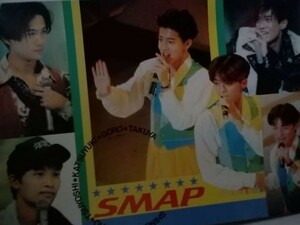 SMAP 森且行所属時代のSMAPポスター5枚・スマップ