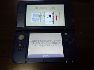 ニンテンドーNEW 3DS LL 本体 メタリックブルー