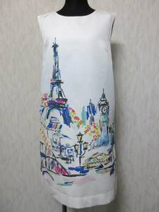  Chesty Chesty no sleeve One-piece paris white size 0 north 1898