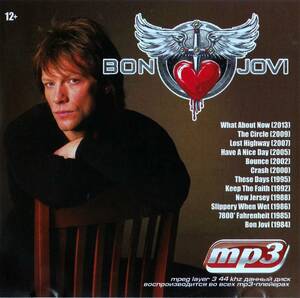 【MP3-CD】 Bon Jovi ボン・ジョヴィ 12アルバム 146曲収録