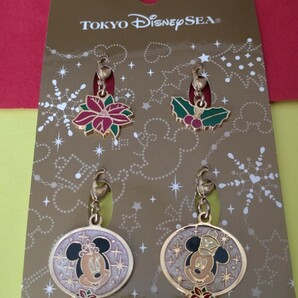 2005年 ディズニー ファスナーチャームセット ストラップ ミキミニ Xmas