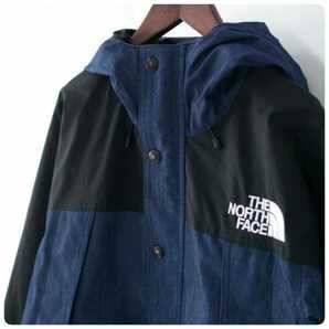 新品完全未開封 定価以下 THE NORTH FACE ノースフェイス NP12032 GORE-TEX マウンテンライトデニムジャケット ナイロンインディゴデニム Mの画像9