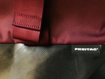 【新品未使用*希少*】FREITAG / F600 CARTER ◯ BLACK / MARSALA ◯ マット / 艶消 ◯ 地厚幌 ◯ BACKPACK ◯_画像3