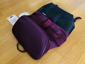 [ new goods unused * rare *]FREITAG / F600 CARTER 0 BLACK / MARSALA 0 mat / gloss .0 ground thickness canopy 0 BACKPACK 0