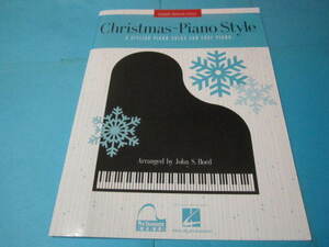 輸入ピアノ用楽譜　Christmas　Piano Style: 8 Stylish Piano Solos for Easy Piano　（クリスマス　ピアノソロ）