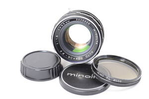 【ecoま】ミノルタ MINOLTA AUTO ROKKOR-PF 55mm F1.8 no.3429926 単焦点 マニュアルレンズ