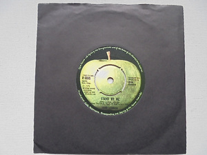 Appleシングルレコード JOHN LENNON『 STAND BY ME 』 UK盤シングル Apple R 6005 美品