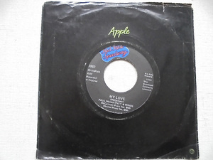 Appleシングルレコード PAUL McCARTNEY & WINGS『 NY LOVE 』US盤 Apple 1861 美品