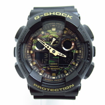 CASIO G-SHOCK カシオ G-ショック GA-100CF クォーツ デジアナ腕時計 ▼AC19526_画像2