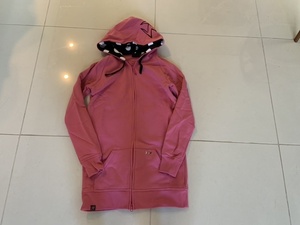 * Estivo * pink reverse side nappy hood dot long Parker * new goods * snowboard snowboard * lady's 