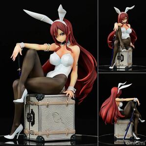 【新品】FAIRY TAIL エルザ・スカーレット Bunny girl Style type white 1/6フィギュア