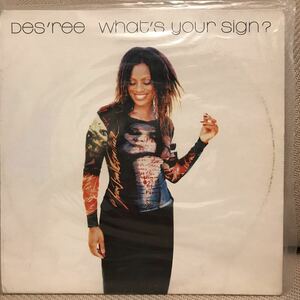 DES'REE - WHAT'S YOUR SIGN? 12インチ