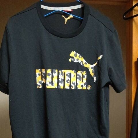 puma 半袖Tシャツ ヒョウ柄