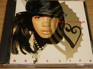 美品！★国内盤中古CD★JAKI GRAHAM★REAL LIFE★ジャッキー　グラハム★1994