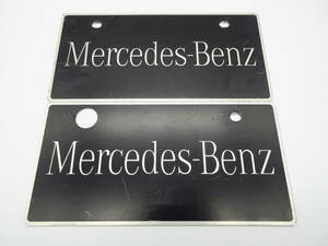 メルセデスベンツ Mercedes-Benz ディーラー 新車展示用 非売品 ナンバープレート マスコットプレート Cクラス Eクラス Sクラス Gクラス