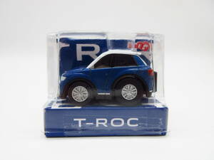 チョロQ フォルクスワーゲン ディーラー特注　非売品　新型 T-ROC Tロック　ミニカー　ホワイト×ブルー