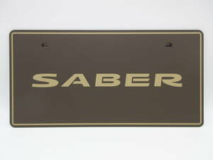 ホンダ セイバー SABER ディーラー 新車 展示用 非売品 ナンバープレート マスコットプレート