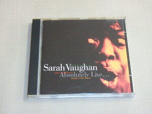 Absolutely Live　/　Vaughan, Sarah （サラ・ボーン）　/　輸入盤CD　