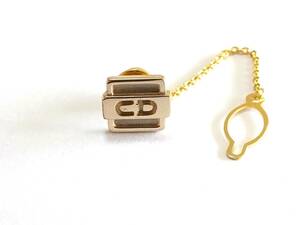ヴィンテージ Christian Dior クリスチャンディオール ピンバッジ ピンブローチ VINTAGE Pin badge Pin brooch Titac pin