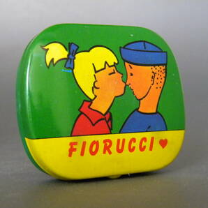 FIORUCCI ★★フィオルッチ ブリキ缶 Vintage 2p !! 絶版限定 1984 アパレル雑貨 収納 小物 箱「定形外/LP可」★★未使用 デッドストック品の画像3