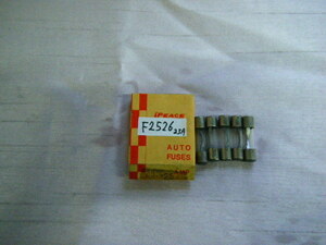 ! fixed form F2526 25mmx6mm 25A 5ps.@ fuse (0302)