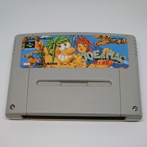 SFCソフト JOE&Mac 戦え原始人 ソフト単品