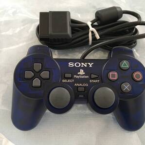 未使用品 ウルトラスーパーグレートレア!! プレイステーション2 デュアルショック2 ミッドナイトブルー
