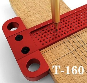 160 木工定規 ゲージ スコヤ 大工　測定　定規 工具 ケガキ　T型