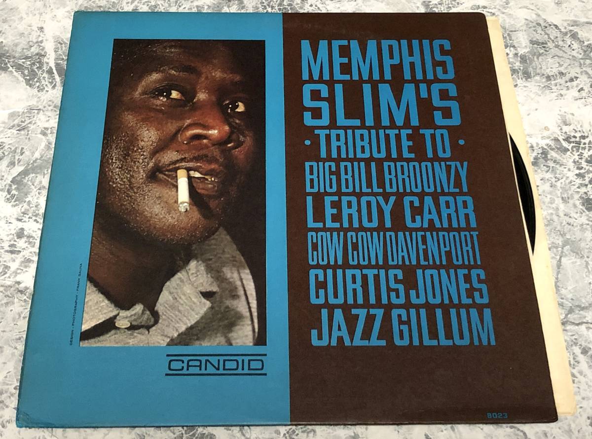 ◎極美MONO初回DG完オリMemphis Slim / Tribute To Big Bill◎Jazz Gillum Arbee Stidham