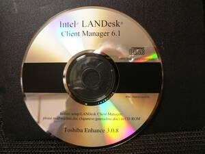 送料最安 120円 TOS20：東芝版　Intel LANDesk　Client Manager 6.1　東芝エンハンス版 3.0.8　CD-ROM１枚のみ