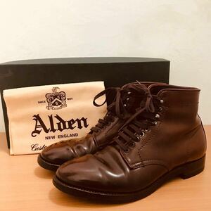 ALDEN ウイスキー コードバン 7C レースアップブーツ 4564 バーニーズニューヨーク別注 レアカラー オールデン ブーツ