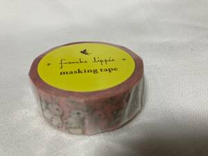 franche lippee　フランシュリッペ マスキングテープ うさぎ　ウサギ　すずらんうさぎ　マステ 幅15mm×７m 新品 激レア 今では入手困難品