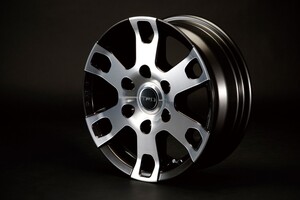 【TRD/ティーアールディー】 15インチ アルミホイール TRD TF7A シルバー 15×6.0J 6-139.7 +35 1本 [MS213-26003]