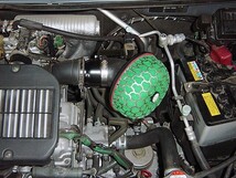 【HKS】 エアクリーナー スーパーパワーフロー Φ150-60/Green スズキ ワゴンR MC22S K6A(TURBO) [70019-AS106]_画像3