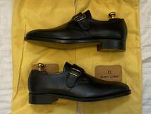 未使用　超希少　ジョンロブ　JOHN LOBB　FOULD　フォウルド　8695　7EE　モンクストラップ　黒　ブラック　イギリス製　Made in England_画像3