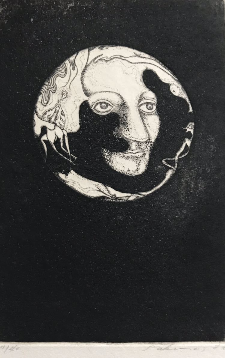 セール☆J12☆作者不詳「Face」銅版画/限定品/直筆サイン| JChere雅虎