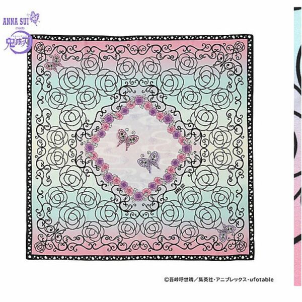 鬼滅の刃×ＡＮＮＡ　ＳＵＩ　マルチスカーフ　胡蝶姉妹