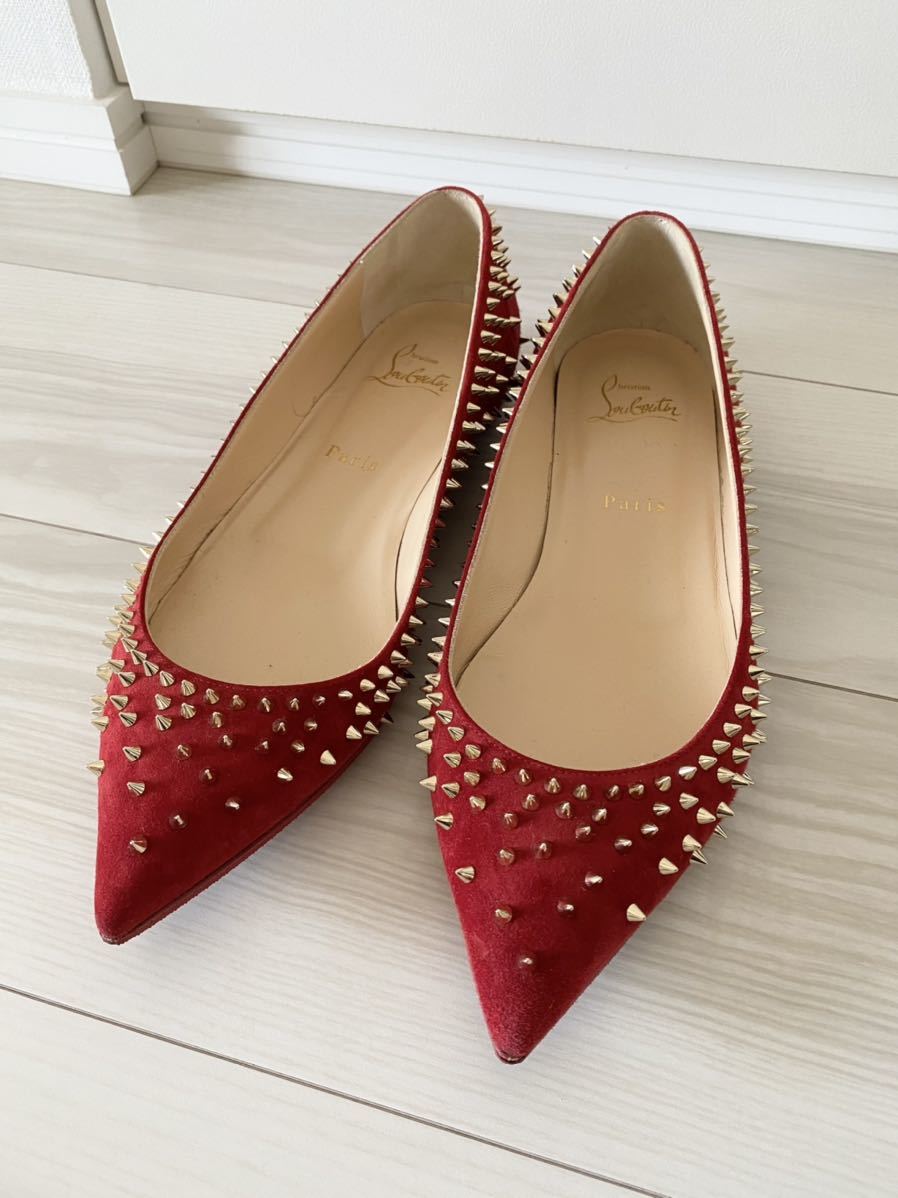 Christian Louboutin クリスチャンルブタン フラット スパイク